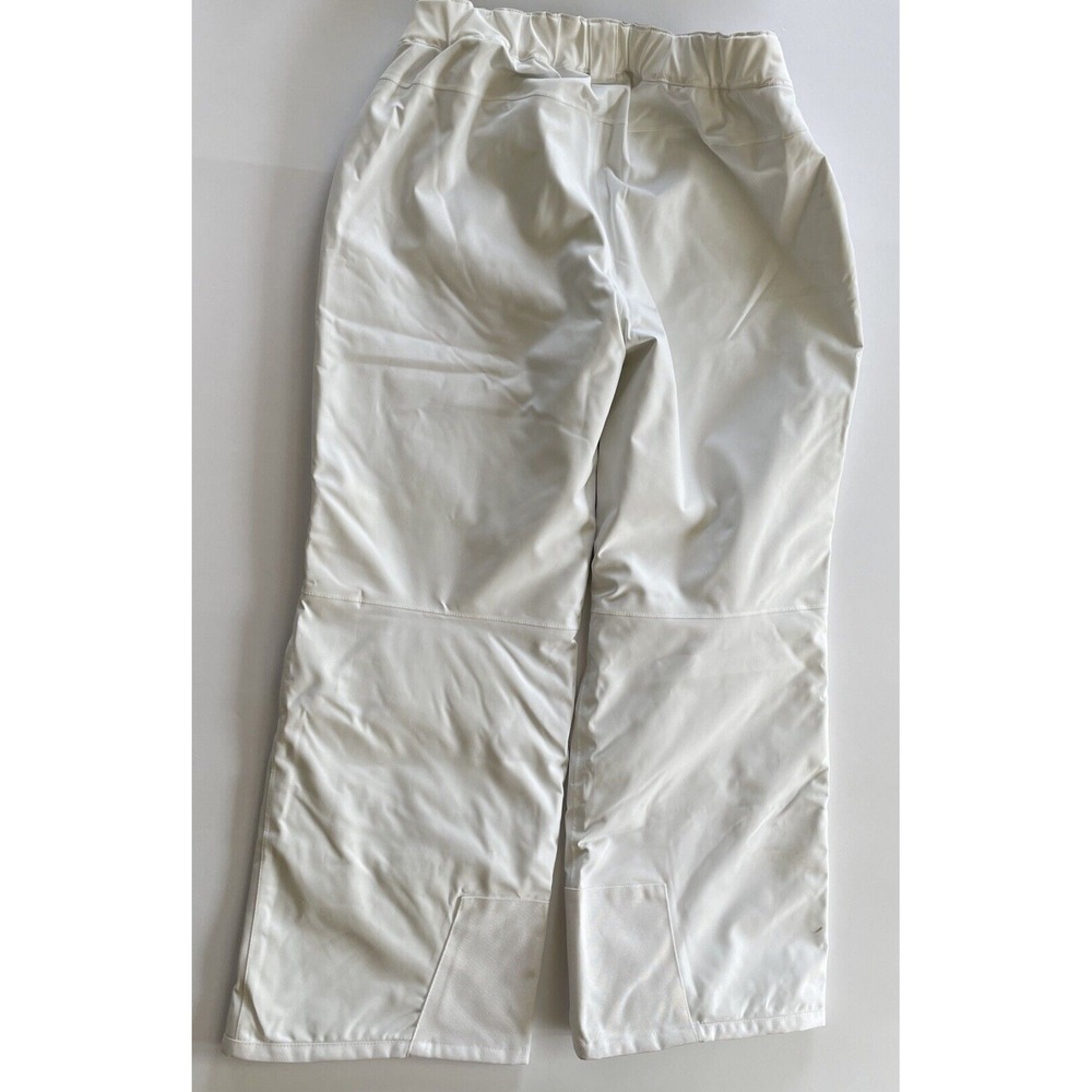 Eddie Bauer Women's WeatherEdge Plus Snow Ski Sledding Pants Size PL White Lined - Picture 11 of 16